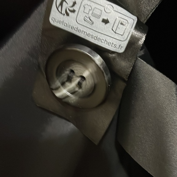 H&M black wool blend blazer (sz s) - Picture 9 of 10